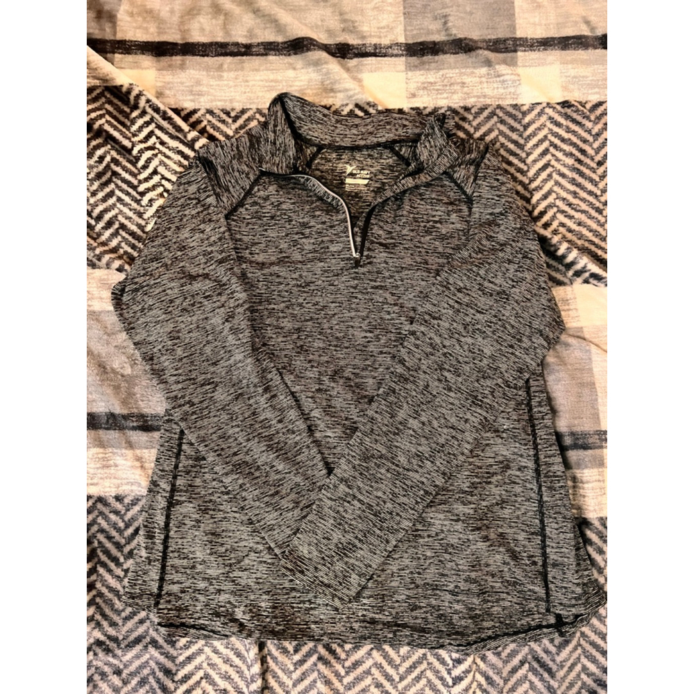 Women's Old Navy Activewear Pullover Gray/Black Size XXL